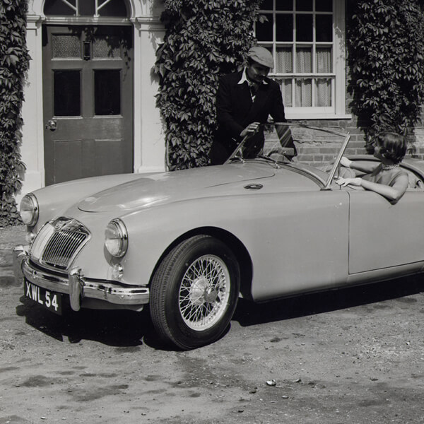 Classic MG convertible
