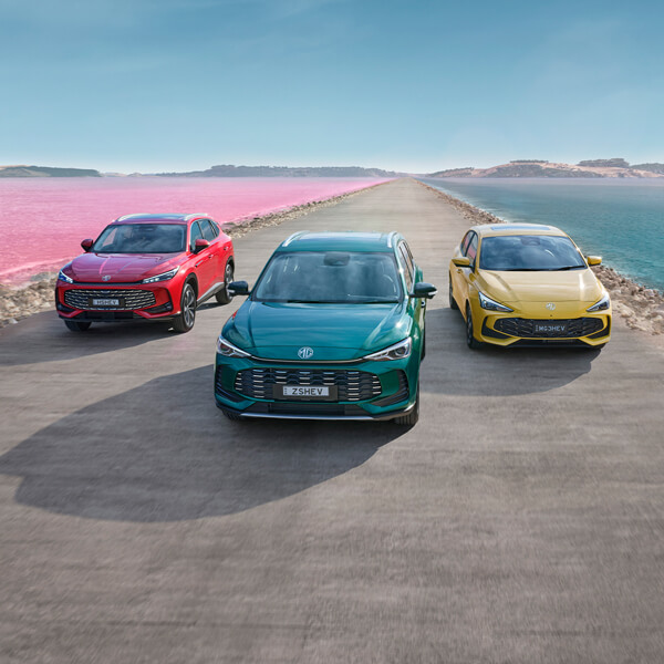 Modern MG HS, MG ZS and MG3