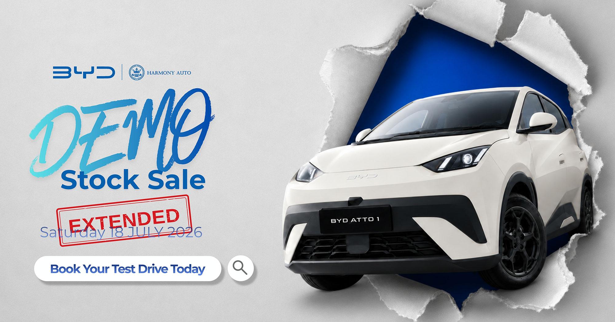 Drive Away for Less with a BYD Demonstrator Vehicle