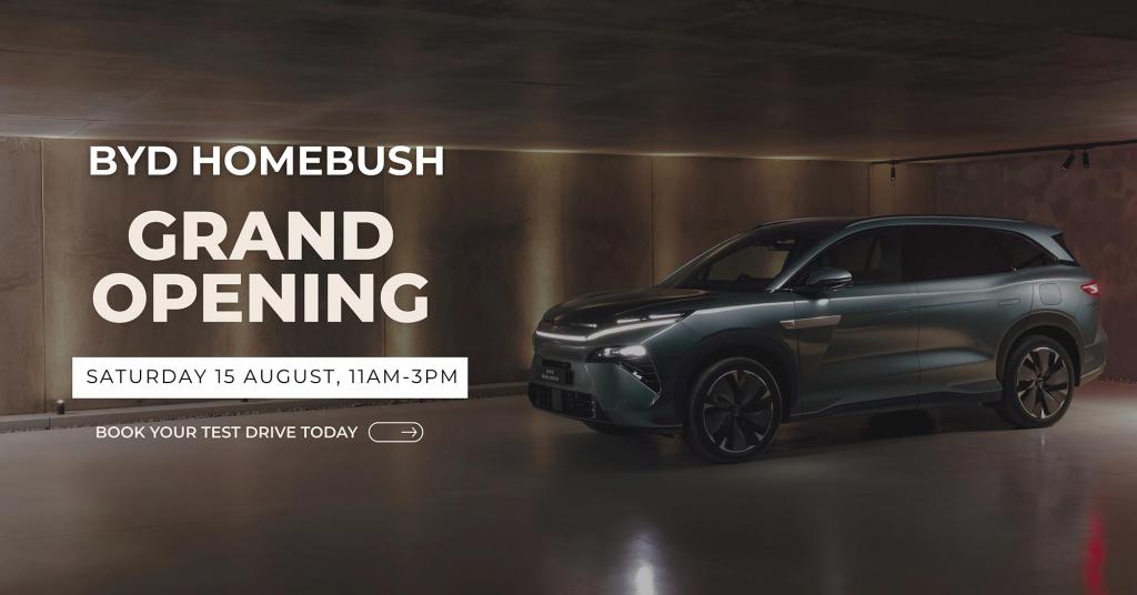 BYD Homebush Grand Opening